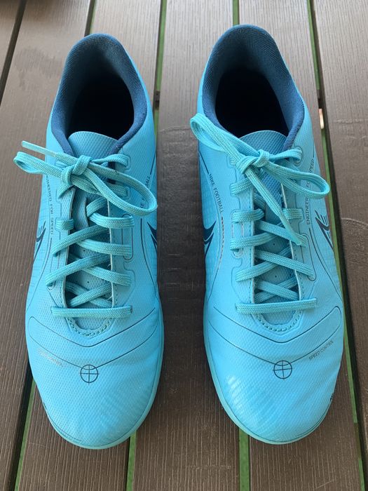 Ghete de fotbal gazon sintetic copii Adidas albi 37.5 / Nike albastri 39