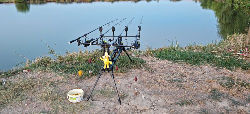 Set 4 Lansete Chub Snooper 3.60m, 3 lbs, 2 bucăți – Stare excelentă (10 partide)