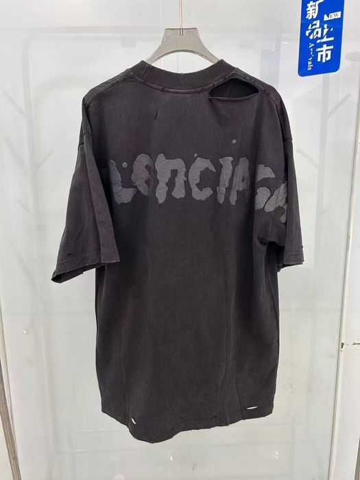 тениски balenciaga обърсайз