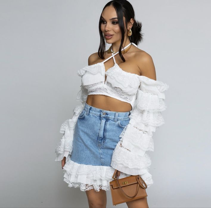 Топ с дантела Nikol Collection
