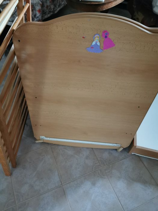 Детско легло (кошара) сглобяема с матрак