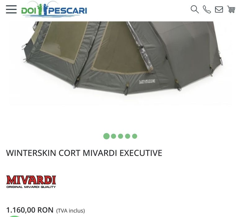 Cort + winterskin Mivardi Executive 275x265x150cm pescuit  crap somn