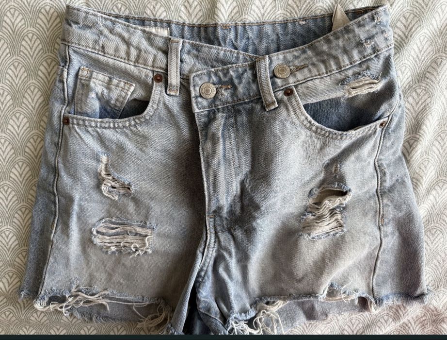 Дънкови бермуди ZARA