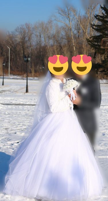 Продам красивое свадебное платье!