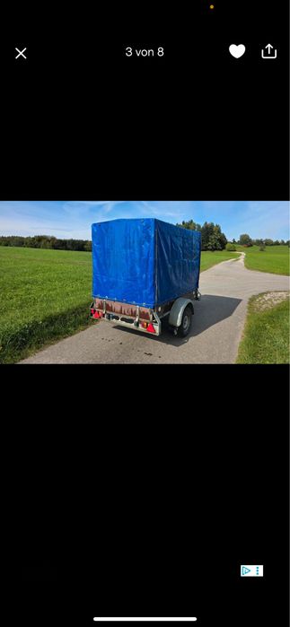 Vand remorca 1200 kg cu frana