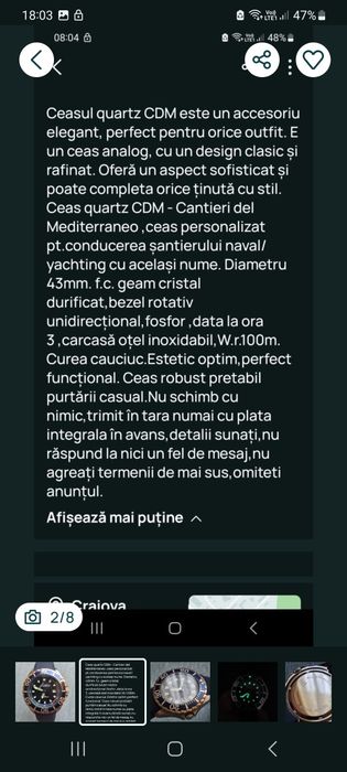 Ceas      CDM quartz