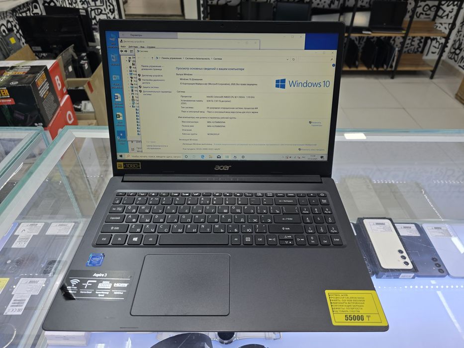 Ноутбук Acer Celeron N4020 озу 8gb ssd256gb рассрочка Реал ломбард