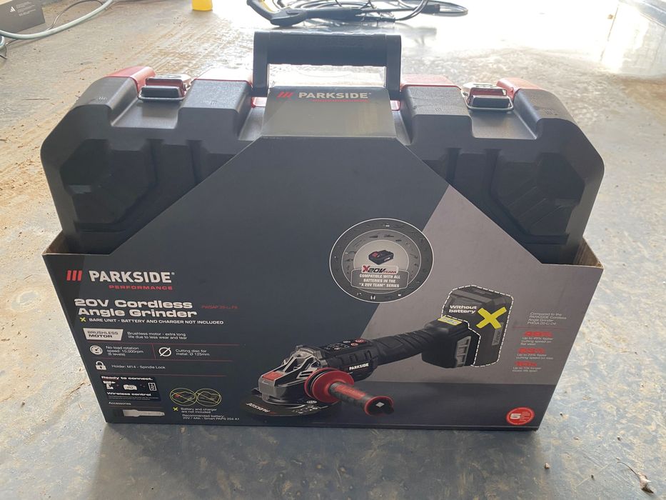 Ъглошлайф Parkside PWSAP 20-LI F6