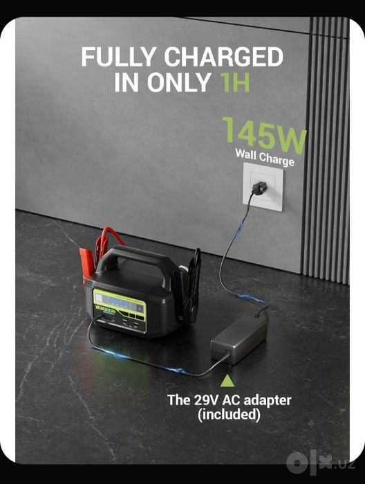 Бесплатно Доставка город Ташкент YESPER MONSTER START N1 6000A 36400mA