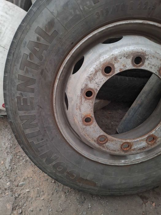 Баллон 315×70×22.5 в сборе с Евродиском.