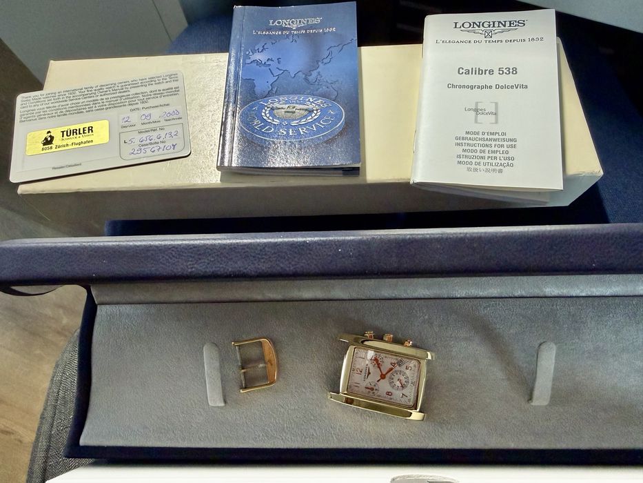 Longines full din aur de 18k Full set