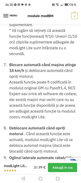 Modul Light lite bmw