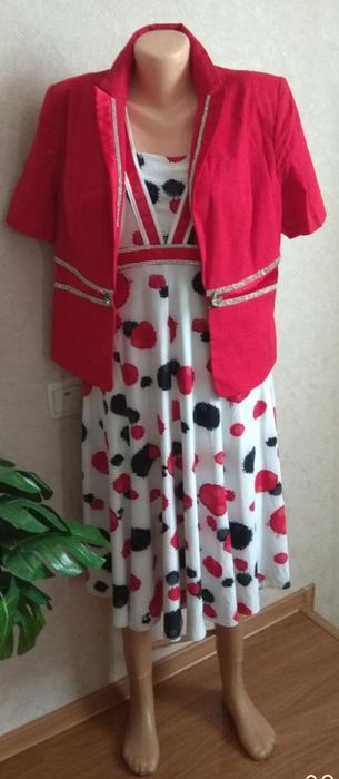 Костюм двойка ( сарафан + пиджак)