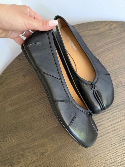 Maison Margiela tabi flats balerini din piele naturala