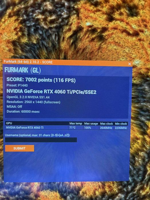 MSI Geforce RTX 4060 TI GAMING X - 8 GB