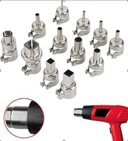 накрайници за станция с топъл въздух комплект  12 бр