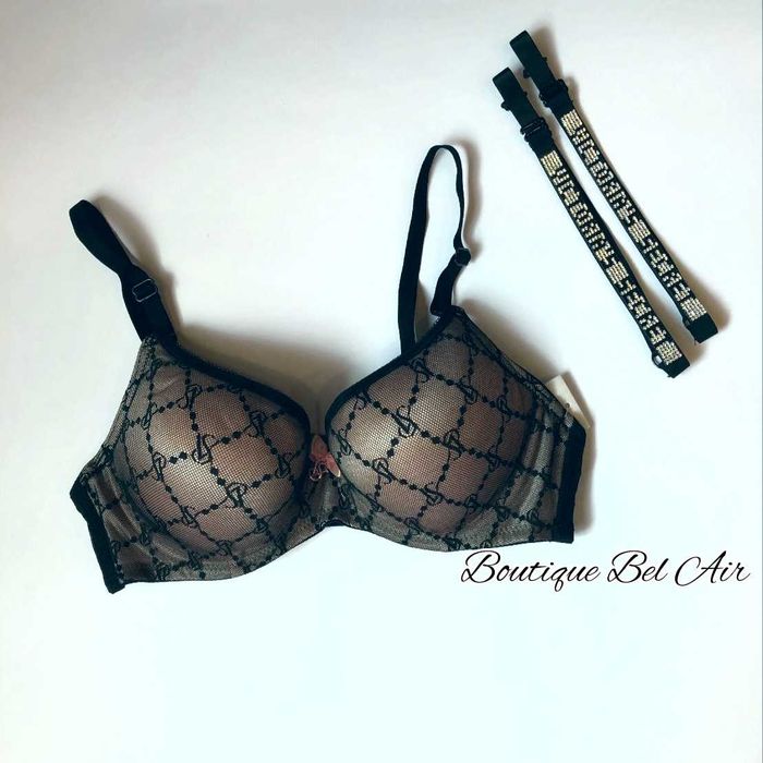 Луксозен сутиен Victoria's secret + подарък презрамки Victoria secret