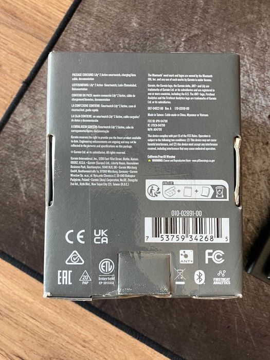 Ceas smart Garmin Lily 2 Active Cream