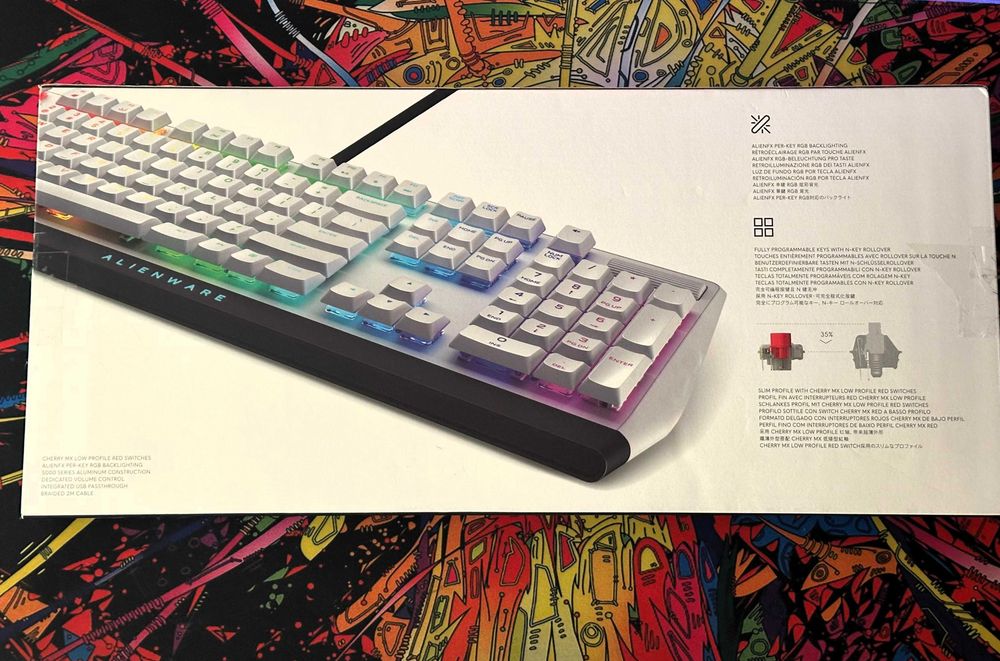 Tastatură Mecanică Gaming Alienware AW510K RGB Low Profile, Full Box