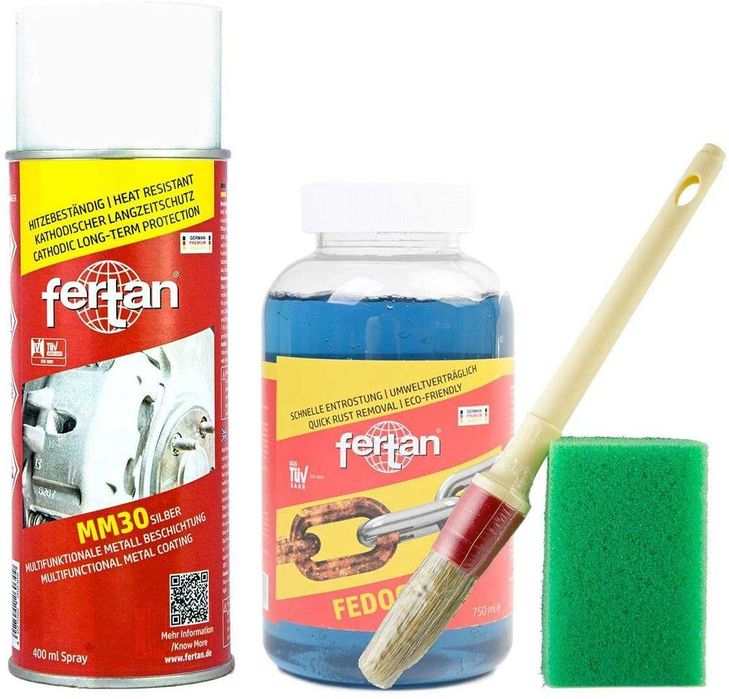 Gel Fedogel curatat coroziunea rugina + Multioil +Rust Off spray