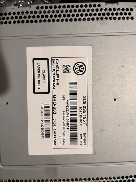 Оригинална  мултимедия RCD 510 за Фолксваген