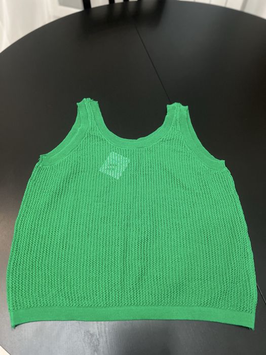 Майка Сетка, зеленого цвета