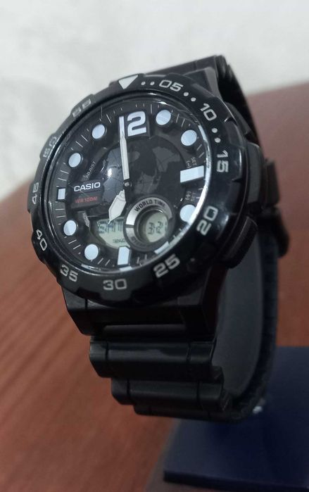 часы Casio AEQ 100 original Telememo 30