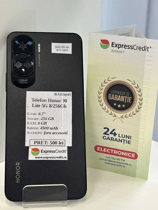 (Ag45 B.5213.45) Telefon Honor 90 Lite - Garantie 24 Luni !