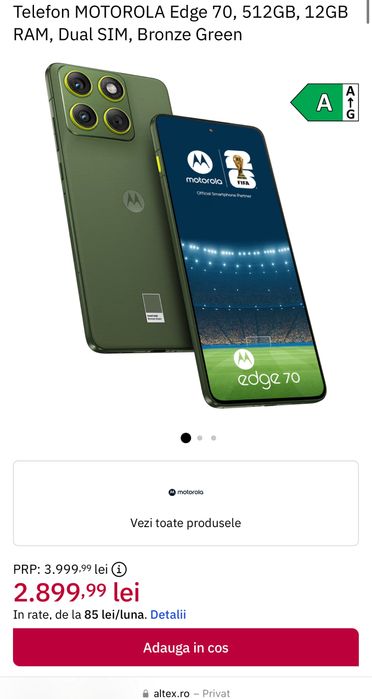Motorola Edge 70 • 512 GB • 12 RAM • NOu • Sigilat