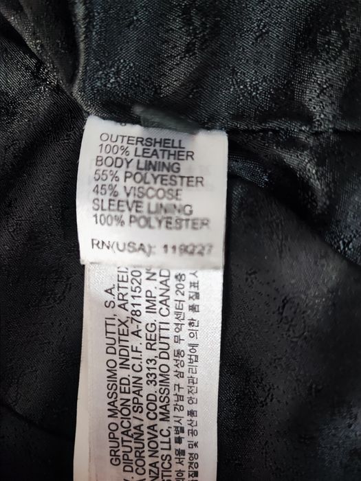 Jacheta Massimo Dutti din piele 100% originala , cumparata din Mexic !