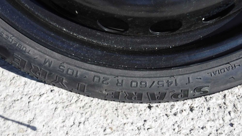 Roata rezerva slim Audi A6 C7 C8  A7 R20 145 60 20 originala