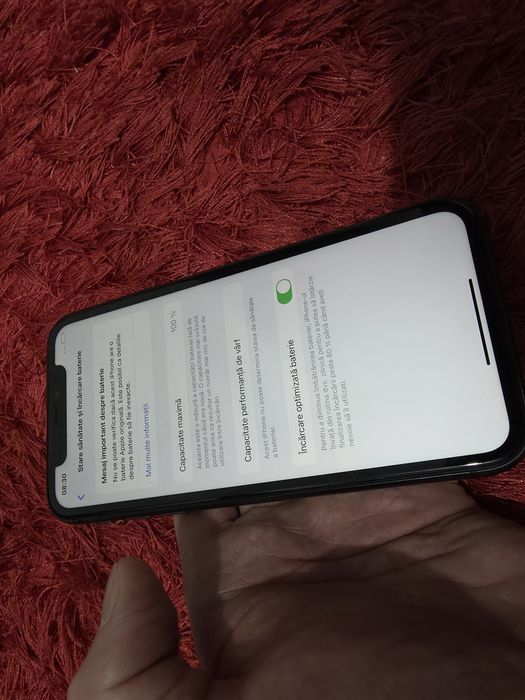 -Iphone 11, Black, 128Gb, 4Ram, Bat 100%, stare foarte buna-semne usoa