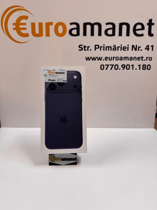 Telefon mobil Apple iPhone 17 Pro Max, 256GB, 5G, Deep Blue -P-