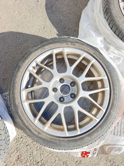 Jante BBS R17 5x112 + anvelope iarnă Dunlop 225/45/17 VW Audi Skoda