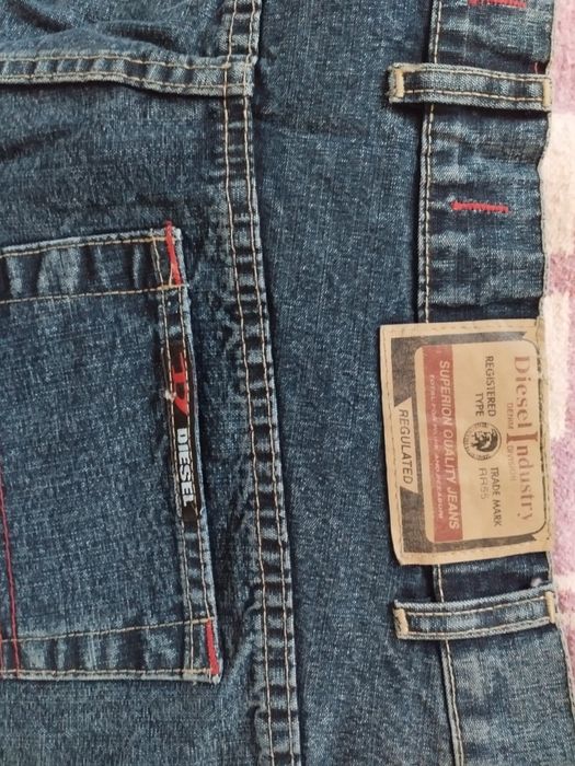 Брюки джинсы (трубы). 32 р