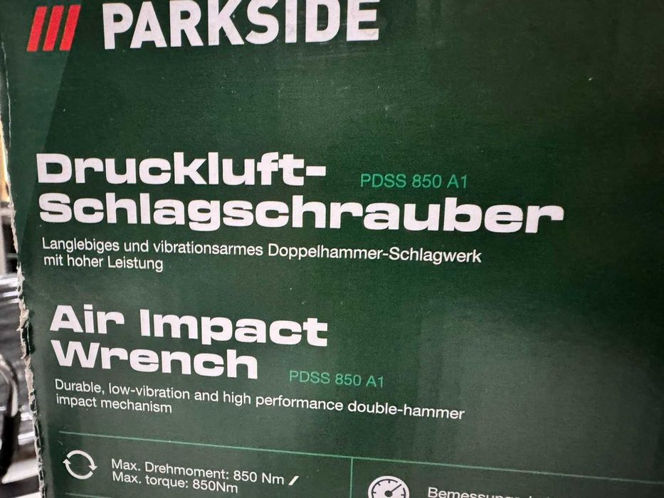 Пневматичен гайковерт PARKSIDE PDSS 850 A1  850 Nm