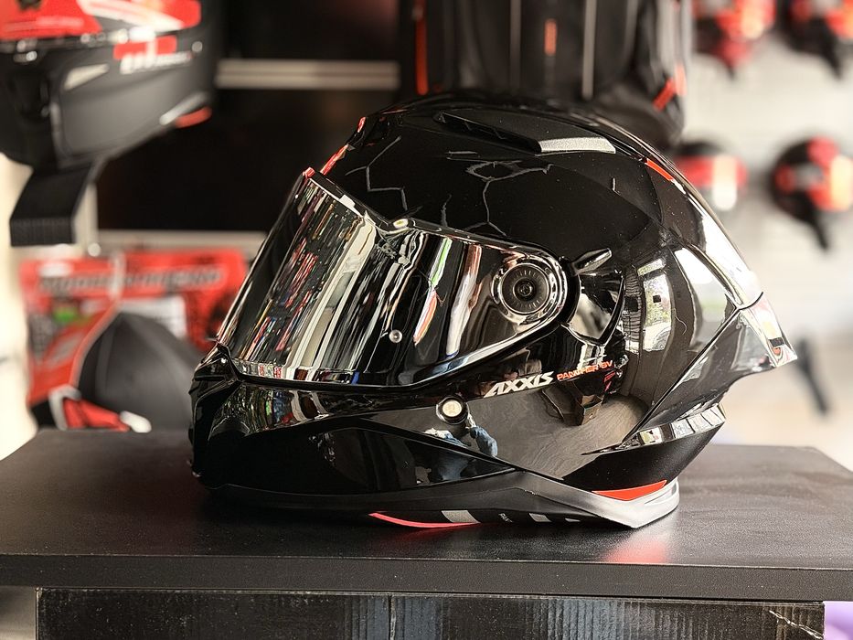 Casca Moto Axxis Panther SV NEGRU Lucios