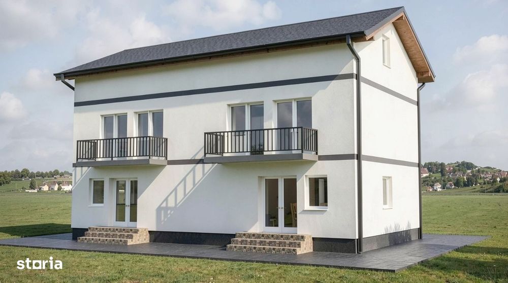 Casa tip duplex P+E+M, 139mp utili, teren 240mp, Izvor