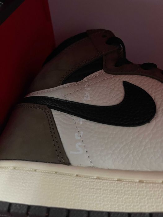 Adidasi JORDAN 1 x Travis Scott High- Produs NOU PREMIUM din Piele