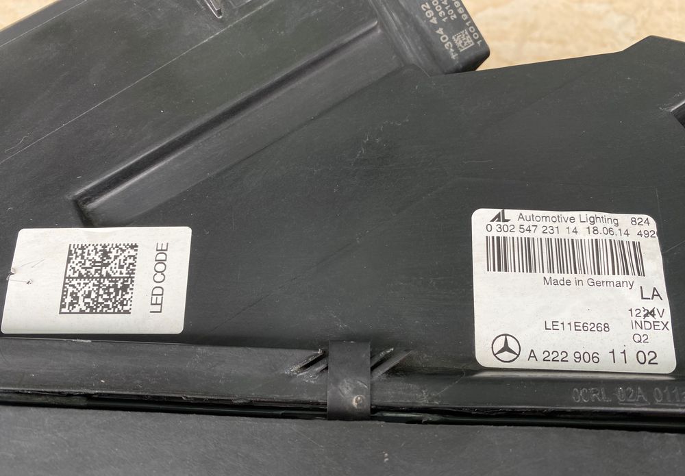 Фарове far Led фар за Мерцедес S222  Mercedes S-класа W222,USA