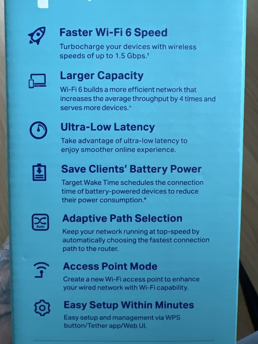 Tp-link RE505X wi-fi 6