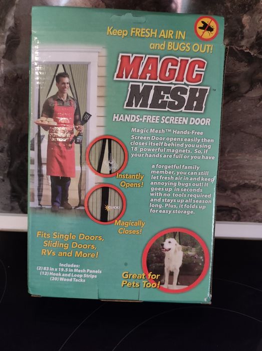 Предпазна мрежа за врата против насекоми