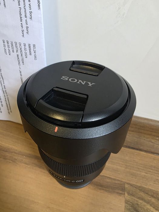 Sony 24-105 G OSS варио обектив 1г гаранция