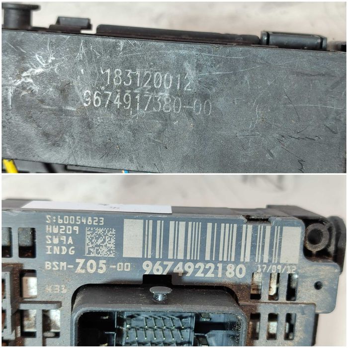 Panou siguranțe Peugeot 508 I 2011-2018 2013 2.2 Diesel Cod OEM: 9674922180 (5E3)