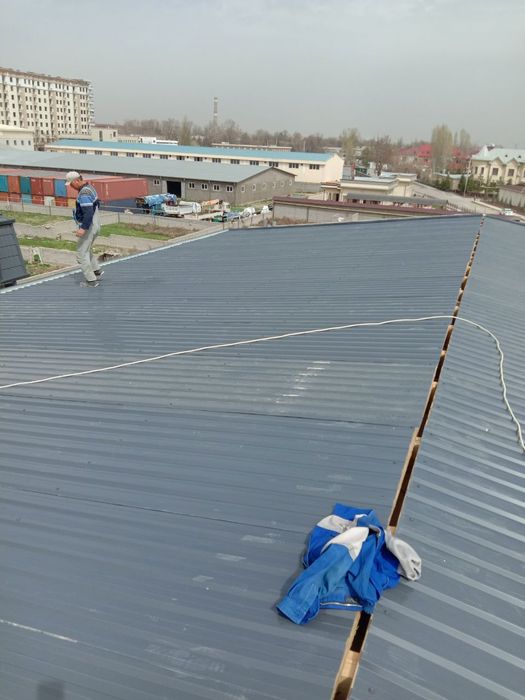 Tom yopish демонтаж кровля криьши, ремонт монтаж мягкой жёсткой кровли