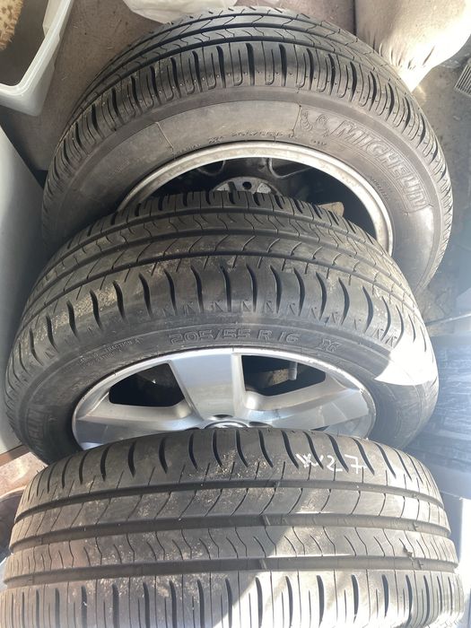 Jante Vw united R16 cu anvelope 205/55R16 Michelin