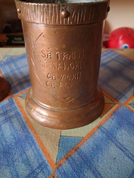 Pocal /cupa alama/cupru vinted decorativ antichități