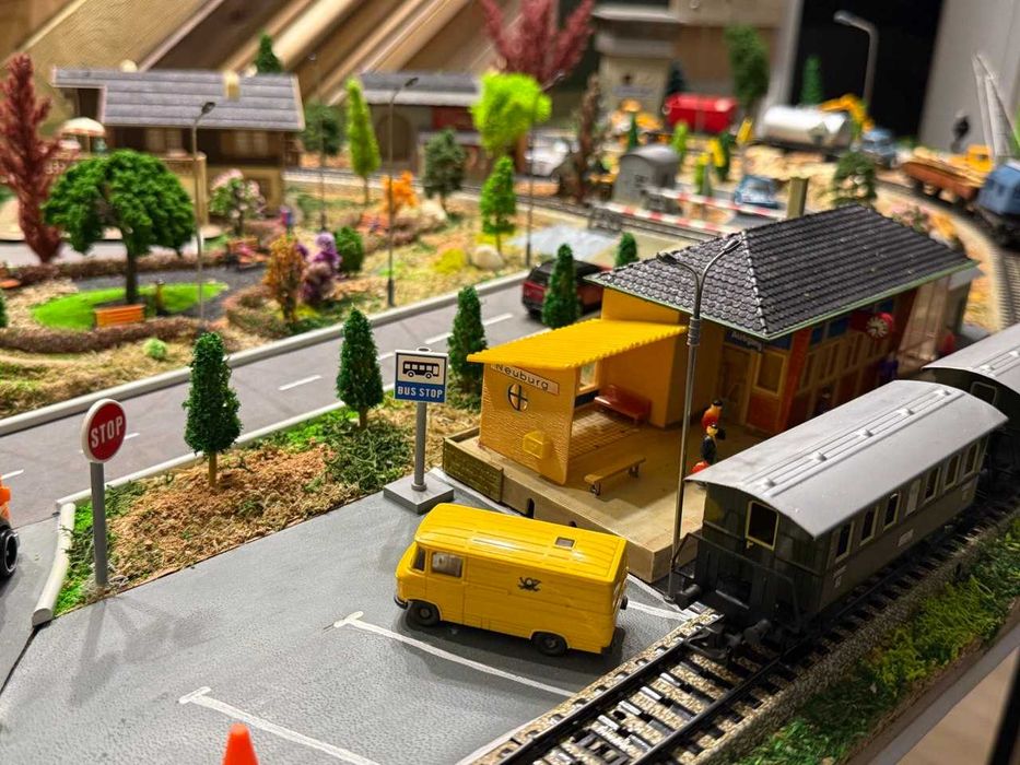 ел влакче мерклин ho диорама  макет