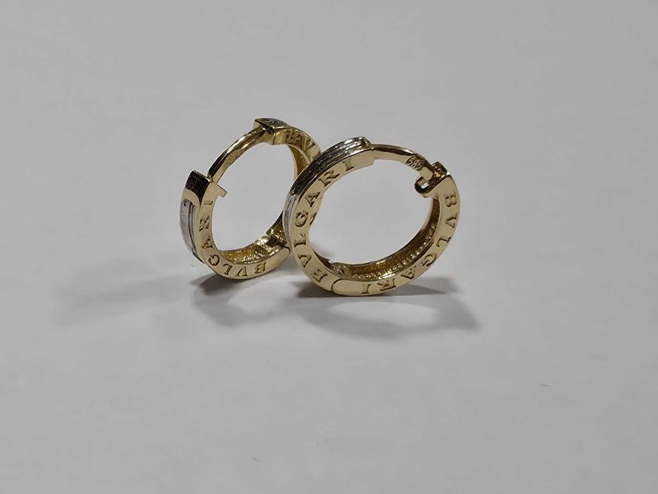 Дамски златни обеци 14К 585 BVLGARI / 2.45 гр.