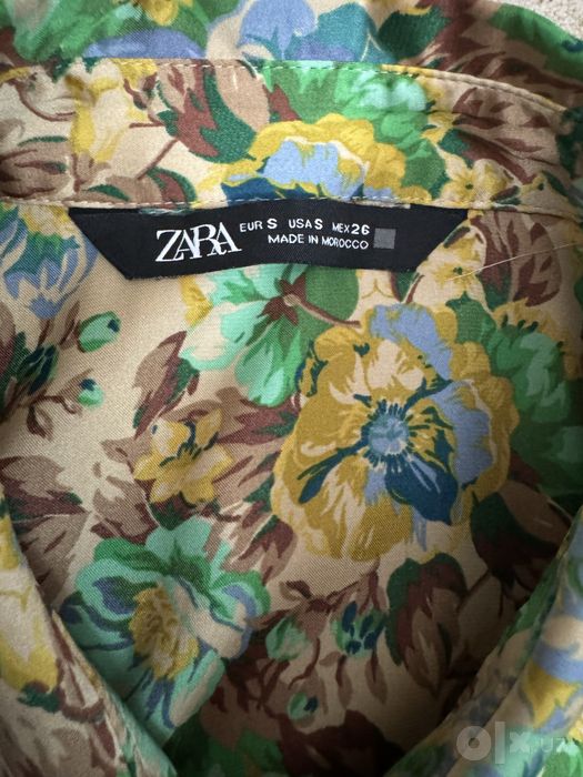 Bershka шорты и Zara блузка шелк